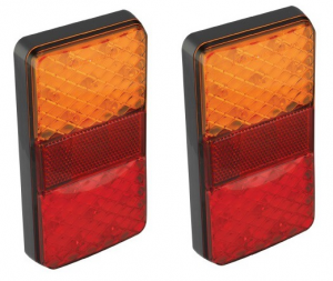 Led Autolamps 150BARE2 150mm x 80mm 12V (PACK OF 2)